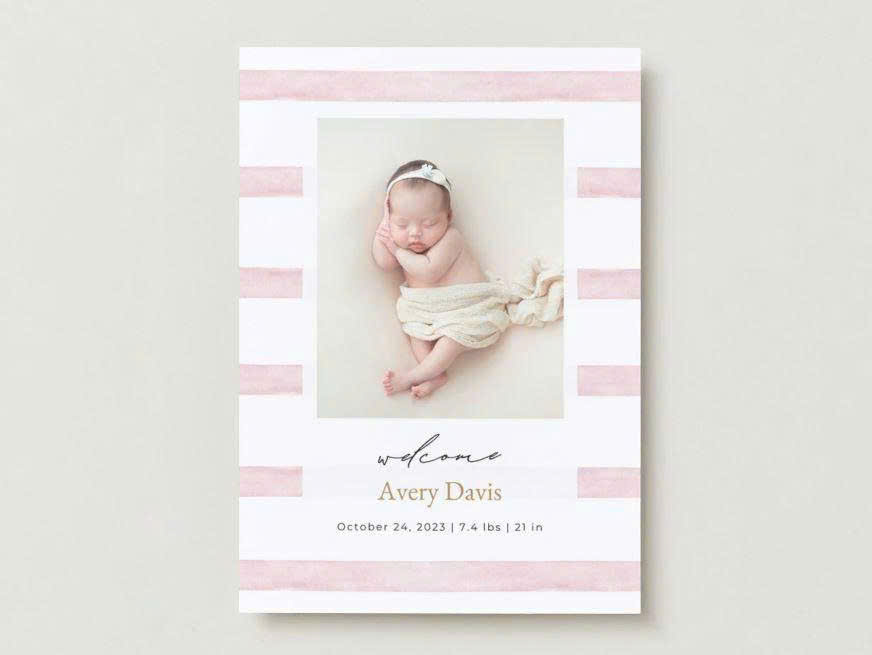 Thiệp thôi nôi 1