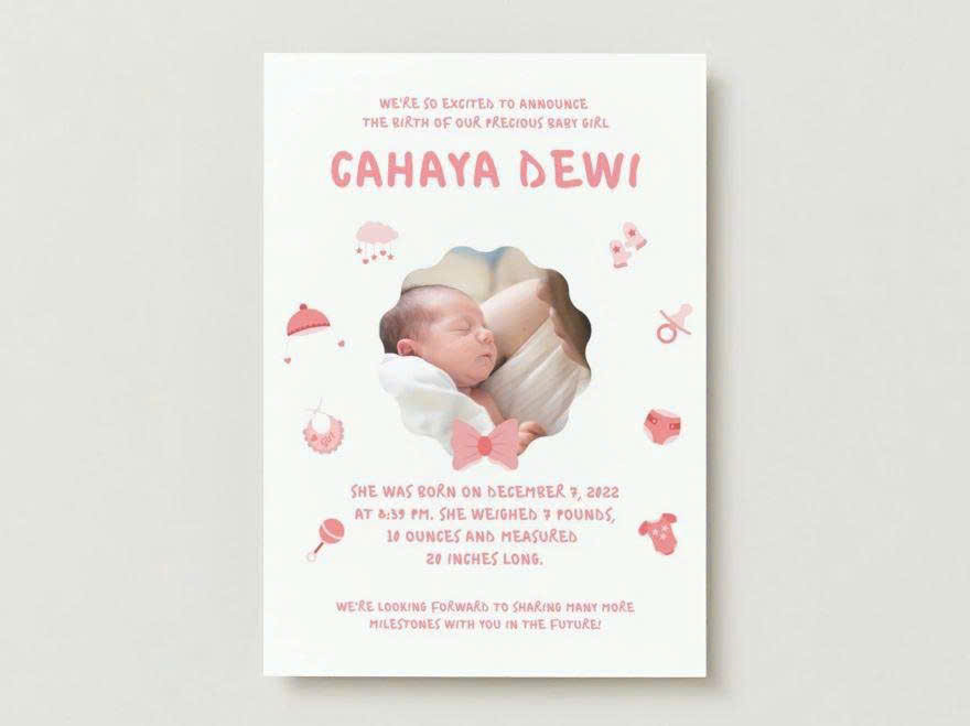 Thiệp thôi nôi 4