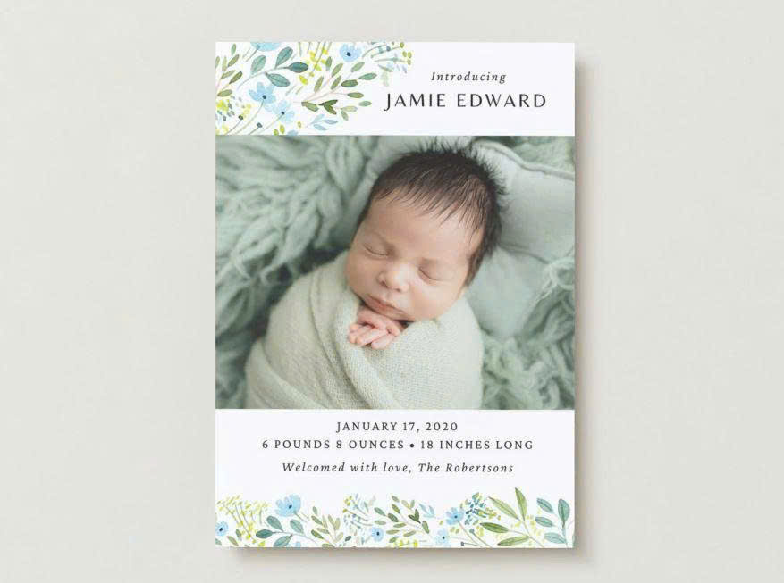 Thiệp thôi nôi 5