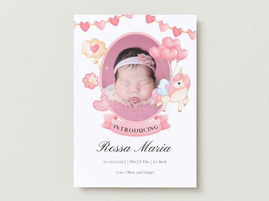 Thiệp thôi nôi 7