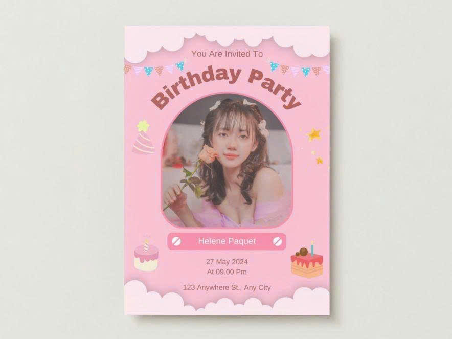 Thiệp thôi nôi 9