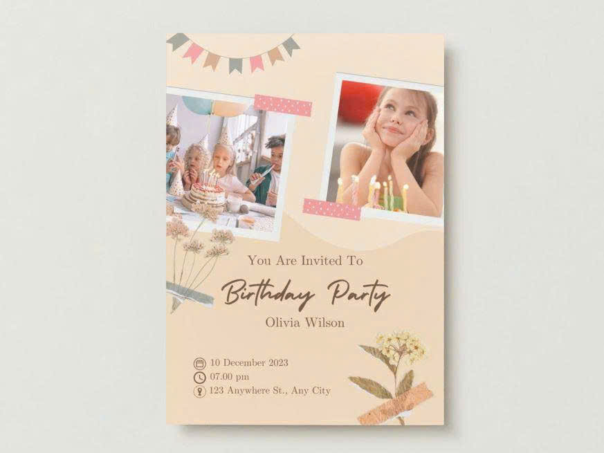 Thiệp thôi nôi 12